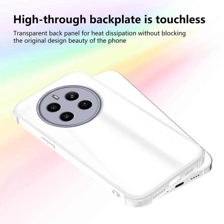 For Realme 12+ / Narzo 70 Pro Four Corners Shield Shockproof TPU Hybrid PC Phone Case