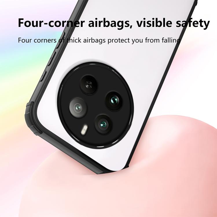 For Realme 12 Pro+ / 12 Pro Four Corners Shield Shockproof TPU Hybrid PC Phone Case