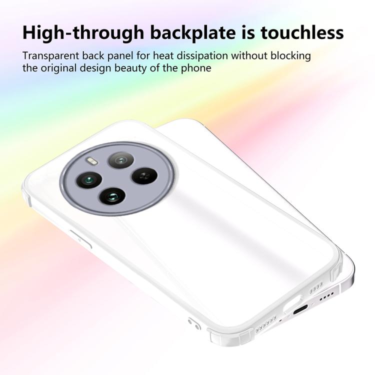 For Realme 12 Pro+ / 12 Pro Four Corners Shield Shockproof TPU Hybrid PC Phone Case