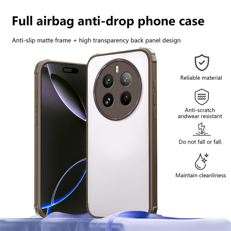 For Realme 12 Pro+ / 12 Pro Four Corners Shield Shockproof TPU Hybrid PC Phone Case