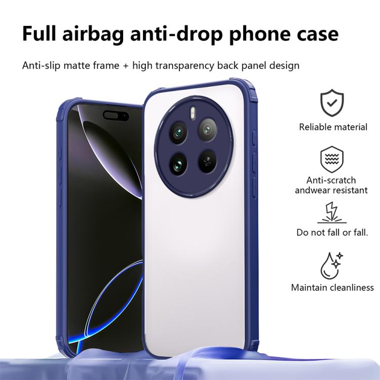 For Realme 12 Pro+ / 12 Pro Four Corners Shield Shockproof TPU Hybrid PC Phone Case