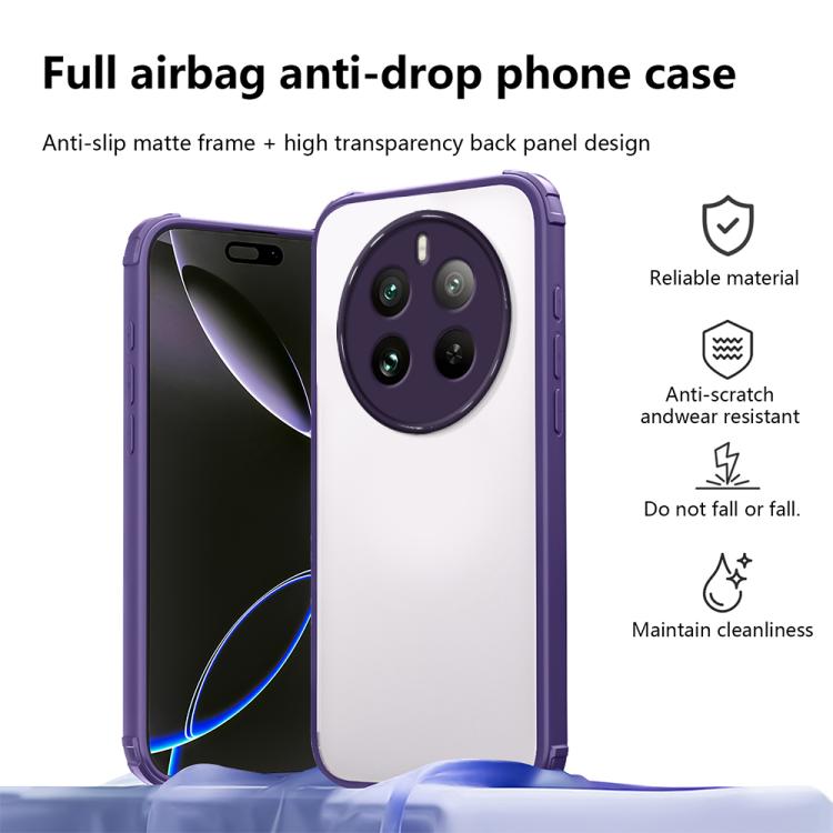 For Realme 12 Pro+ / 12 Pro Four Corners Shield Shockproof TPU Hybrid PC Phone Case