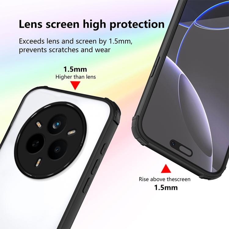 For Realme 14 Pro Four Corners Shield Shockproof TPU Hybrid PC Phone Case