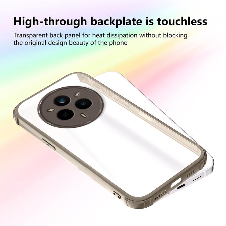 For Realme 14 Pro Four Corners Shield Shockproof TPU Hybrid PC Phone Case