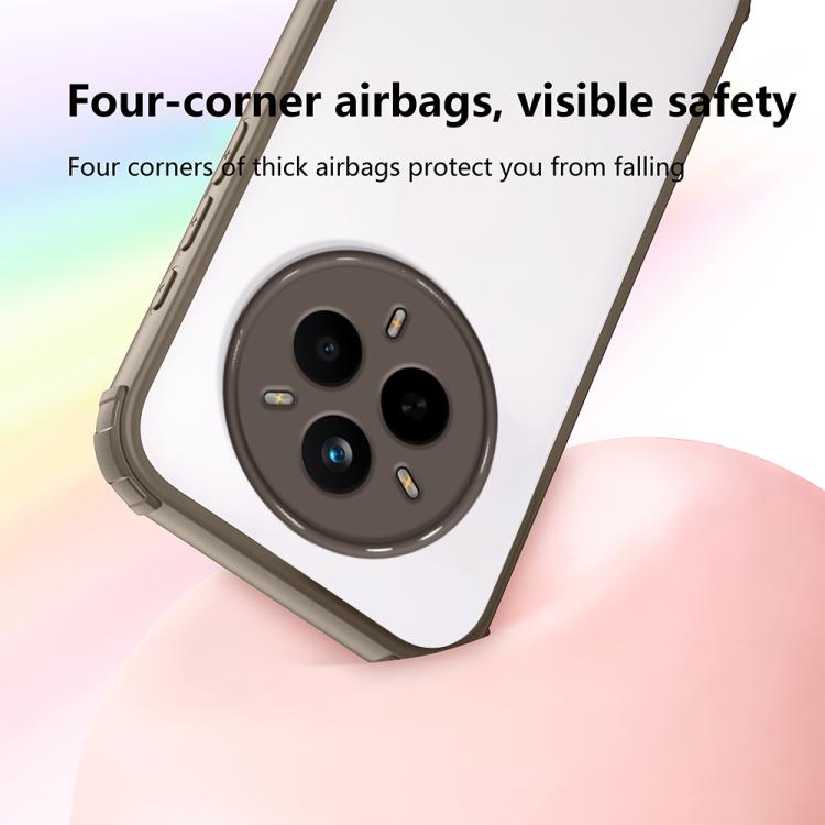 For Realme 14 Pro Four Corners Shield Shockproof TPU Hybrid PC Phone Case
