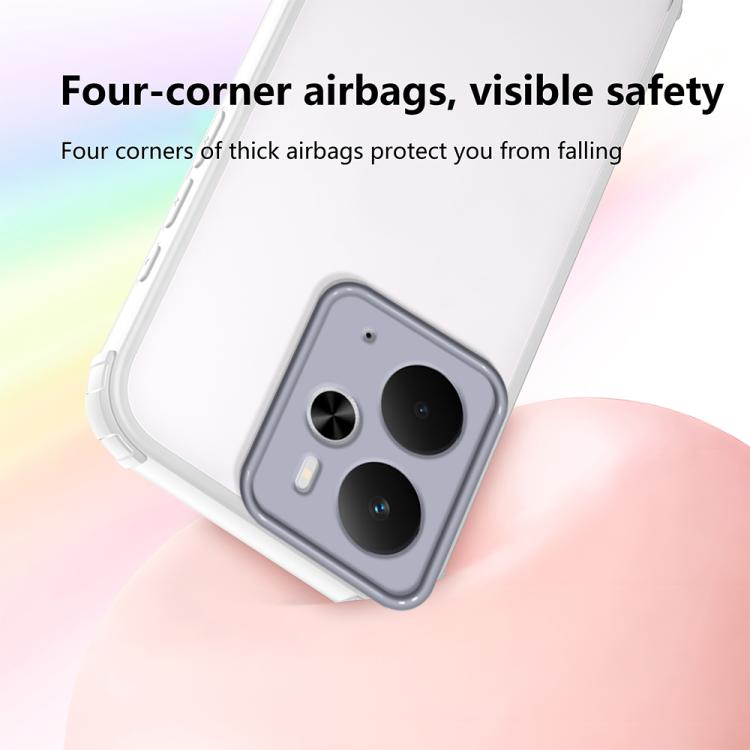 For Realme 14 / 14T 5G Four Corners Shield Shockproof TPU Hybrid PC Phone Case