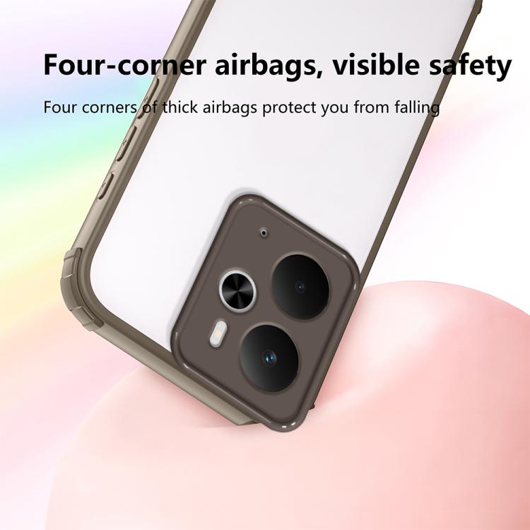 For Realme 14 / 14T 5G Four Corners Shield Shockproof TPU Hybrid PC Phone Case