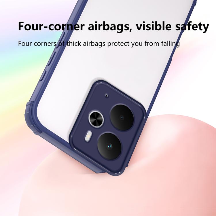 For Realme 14 / 14T 5G Four Corners Shield Shockproof TPU Hybrid PC Phone Case