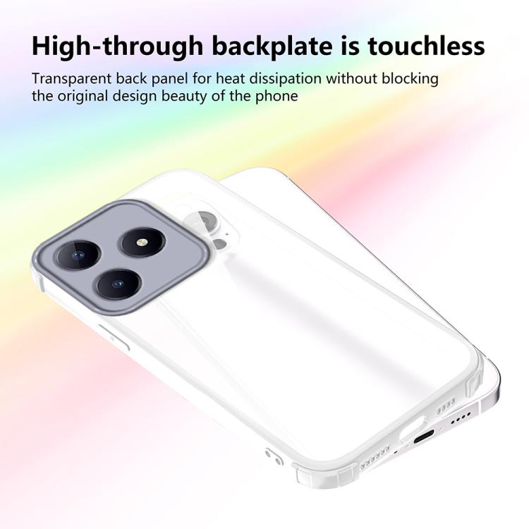 For Realme C63 4G / Narzo N63 Four Corners Shield Shockproof TPU Hybrid PC Phone Case