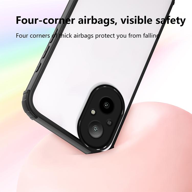 For Realme C67 4G Four Corners Shield Shockproof TPU Hybrid PC Phone Case