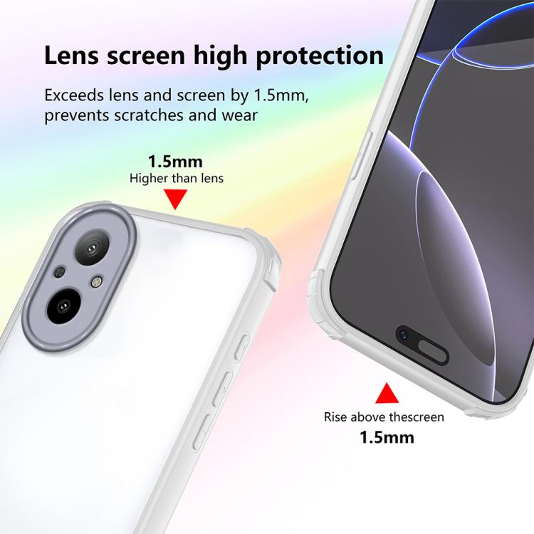 For Realme C67 4G Four Corners Shield Shockproof TPU Hybrid PC Phone Case