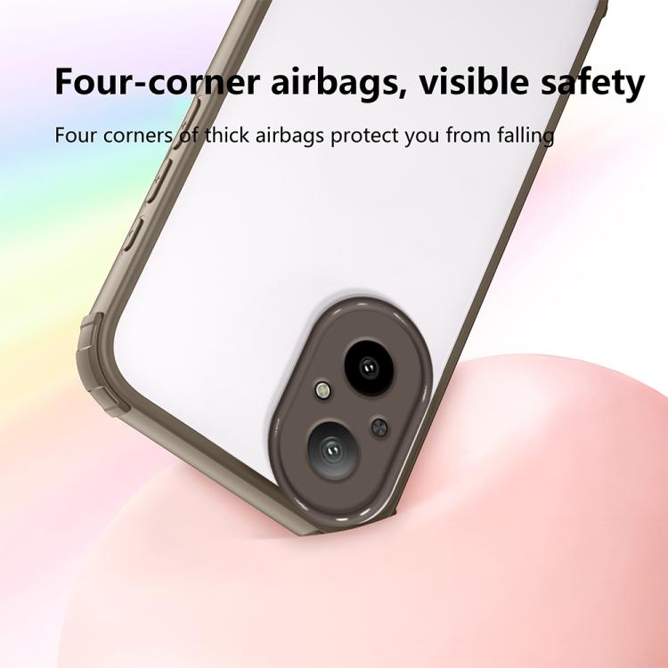For Realme C67 4G Four Corners Shield Shockproof TPU Hybrid PC Phone Case