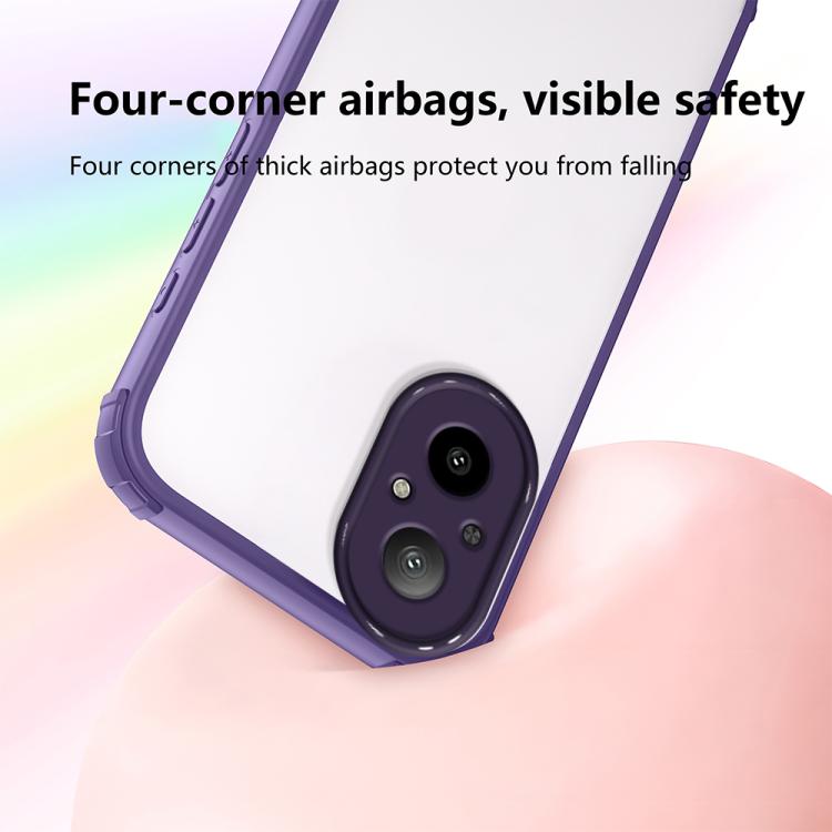 For Realme C67 4G Four Corners Shield Shockproof TPU Hybrid PC Phone Case