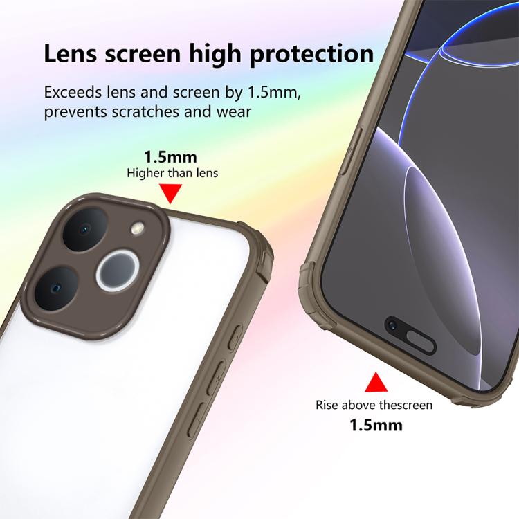 For Realme C71 India Four Corners Shield Shockproof TPU Hybrid PC Phone Case