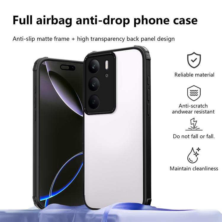 For Realme C75 4G / 14x India Four Corners Shield Shockproof TPU Hybrid PC Phone Case