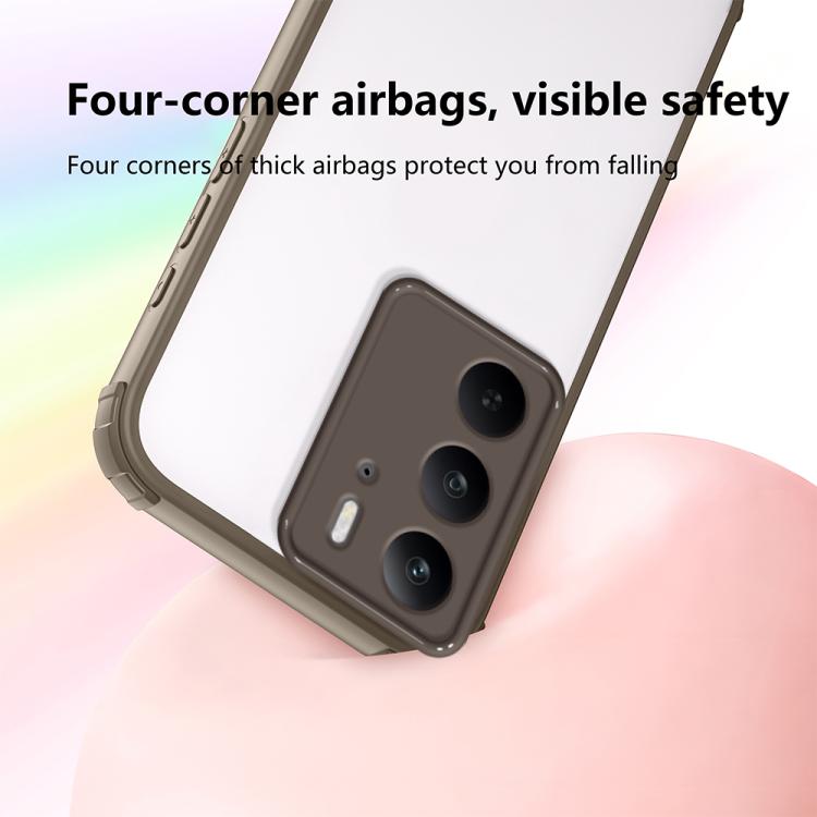 For Realme C75 4G / 14x India Four Corners Shield Shockproof TPU Hybrid PC Phone Case