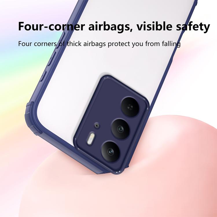 For Realme C75 4G / 14x India Four Corners Shield Shockproof TPU Hybrid PC Phone Case