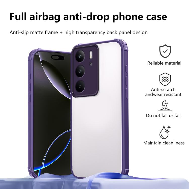 For Realme C75 4G / 14x India Four Corners Shield Shockproof TPU Hybrid PC Phone Case
