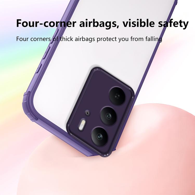 For Realme C75 4G / 14x India Four Corners Shield Shockproof TPU Hybrid PC Phone Case
