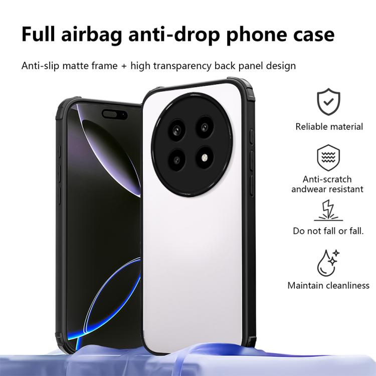 For Realme 13 Pro Global Four Corners Shield Shockproof TPU Hybrid PC Phone Case