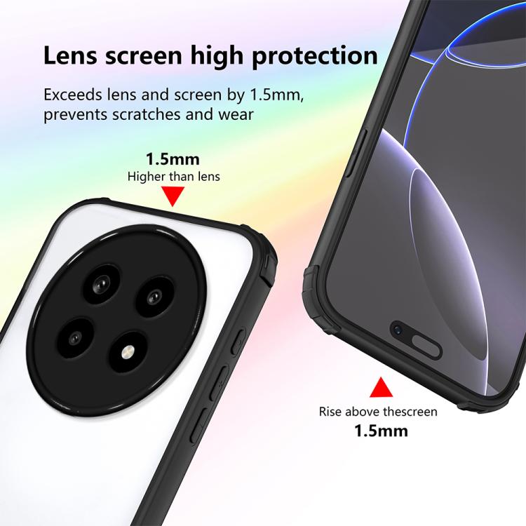 For Realme 13 Pro Global Four Corners Shield Shockproof TPU Hybrid PC Phone Case