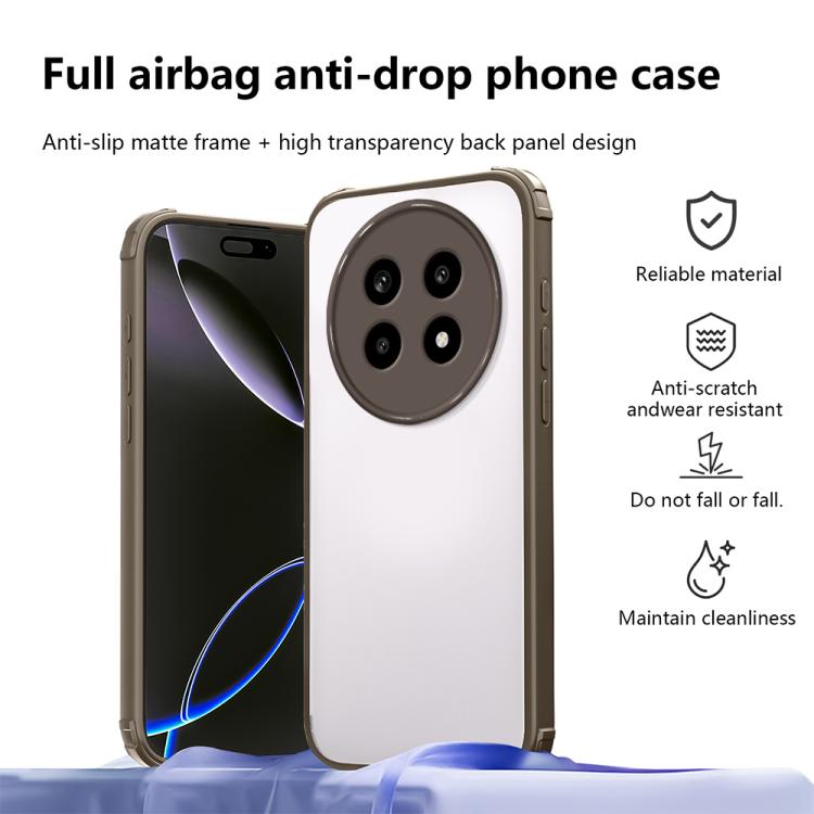 For Realme 13 Pro Global Four Corners Shield Shockproof TPU Hybrid PC Phone Case