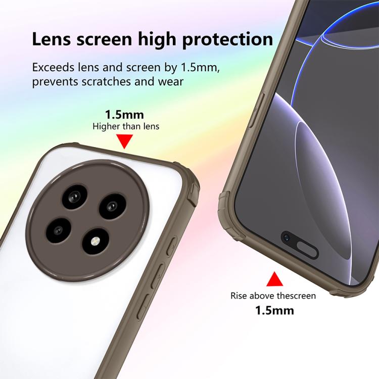 For Realme 13 Pro Global Four Corners Shield Shockproof TPU Hybrid PC Phone Case