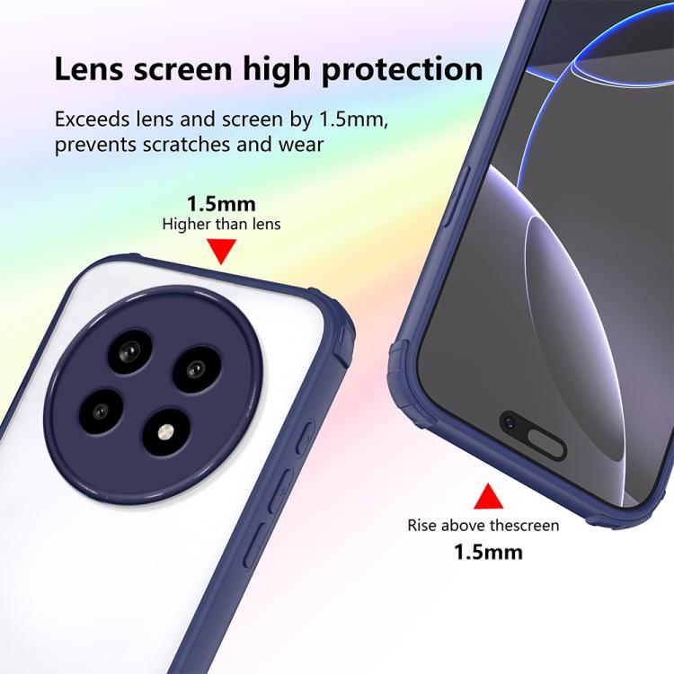 For Realme 13 Pro Global Four Corners Shield Shockproof TPU Hybrid PC Phone Case