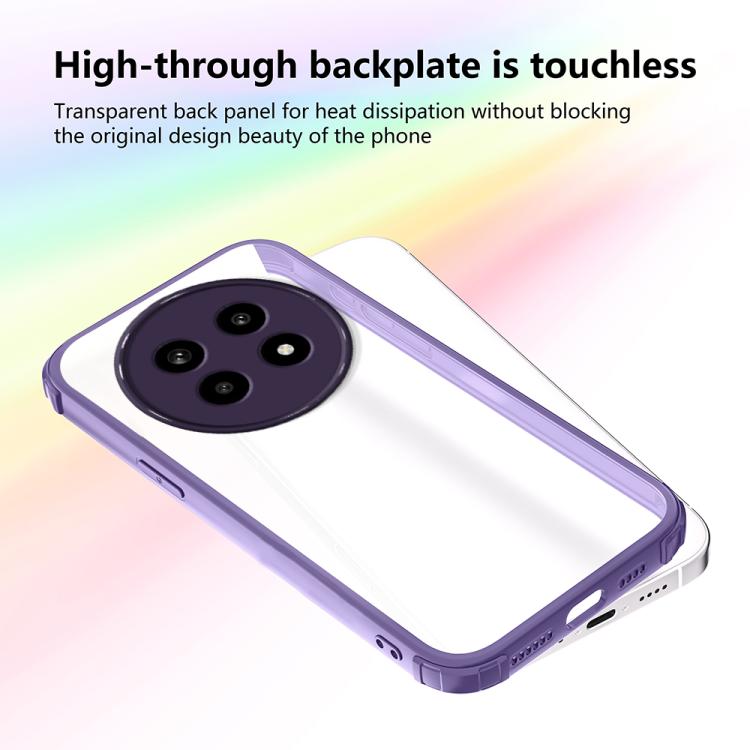 For Realme 13 Pro Global Four Corners Shield Shockproof TPU Hybrid PC Phone Case