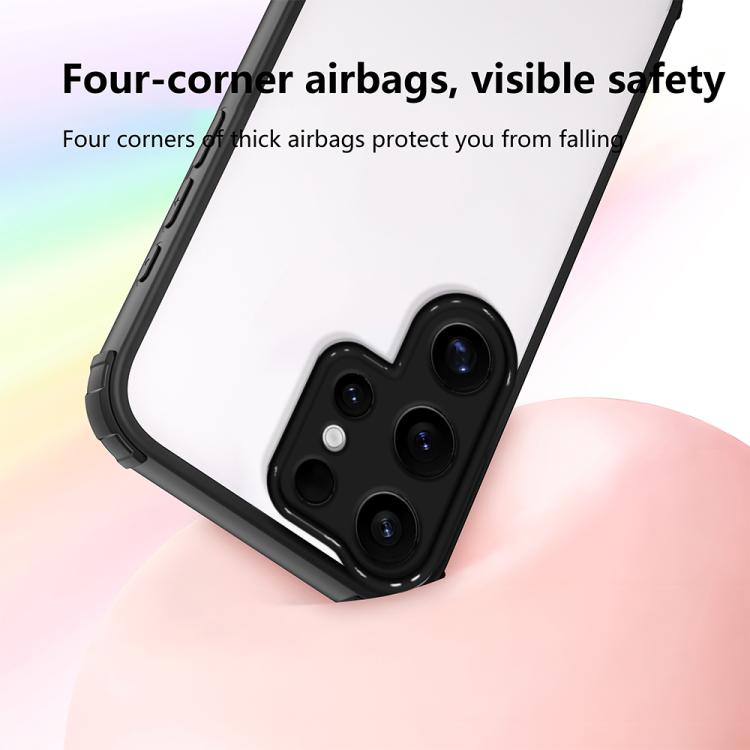 For Samsung Galaxy S25 Ultra 5G Four Corners Shield Shockproof TPU Hybrid PC Phone Case