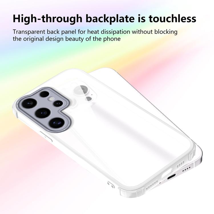 For Samsung Galaxy S25 Ultra 5G Four Corners Shield Shockproof TPU Hybrid PC Phone Case