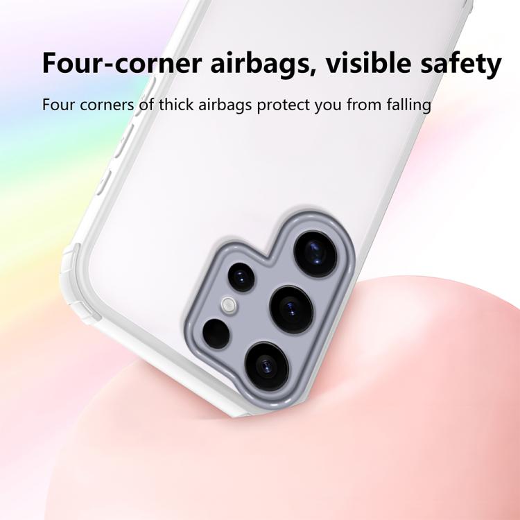 For Samsung Galaxy S25 Ultra 5G Four Corners Shield Shockproof TPU Hybrid PC Phone Case