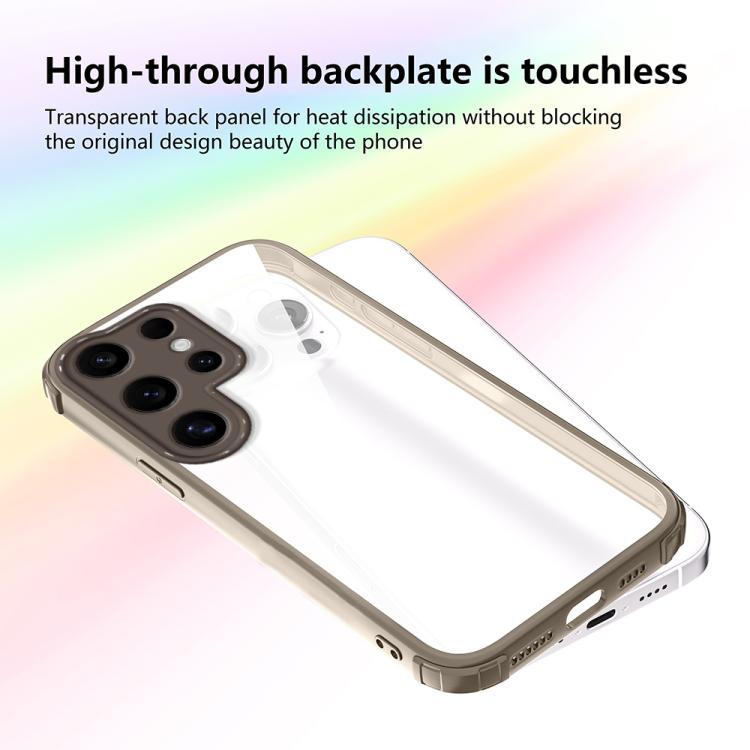 For Samsung Galaxy S25 Ultra 5G Four Corners Shield Shockproof TPU Hybrid PC Phone Case