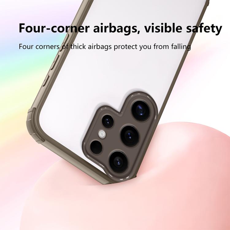 For Samsung Galaxy S25 Ultra 5G Four Corners Shield Shockproof TPU Hybrid PC Phone Case