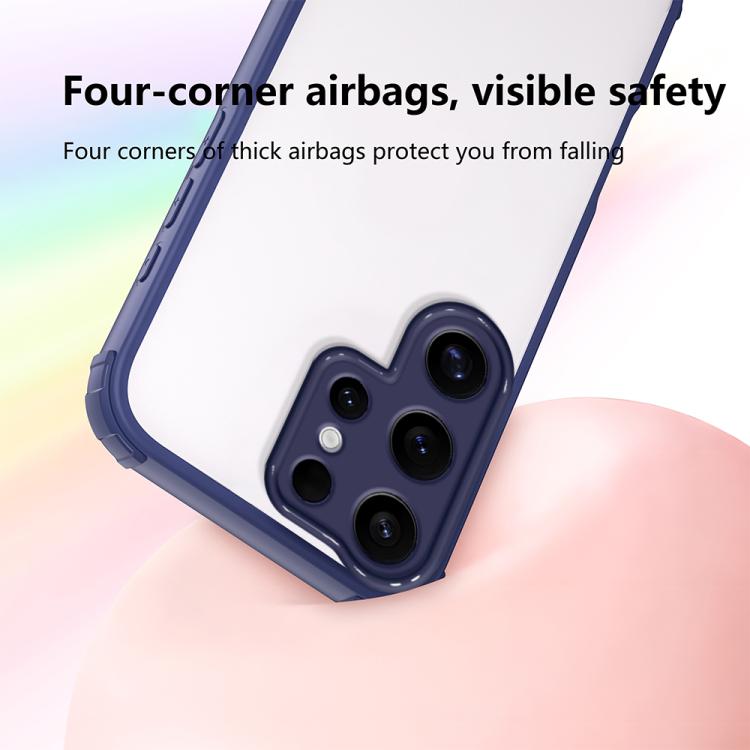 For Samsung Galaxy S25 Ultra 5G Four Corners Shield Shockproof TPU Hybrid PC Phone Case
