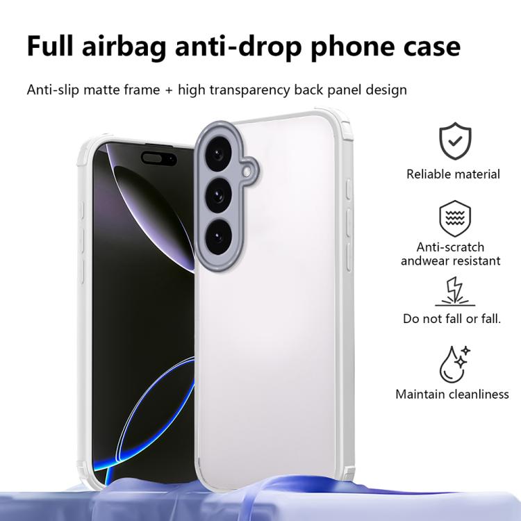 For Samsung Galaxy S25 FE 5G Four Corners Shield Shockproof TPU Hybrid PC Phone Case