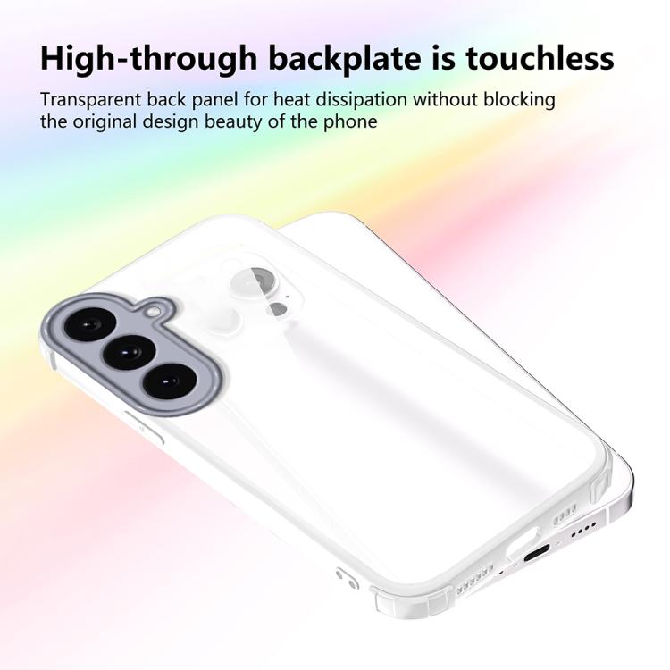 For Samsung Galaxy S25 FE 5G Four Corners Shield Shockproof TPU Hybrid PC Phone Case