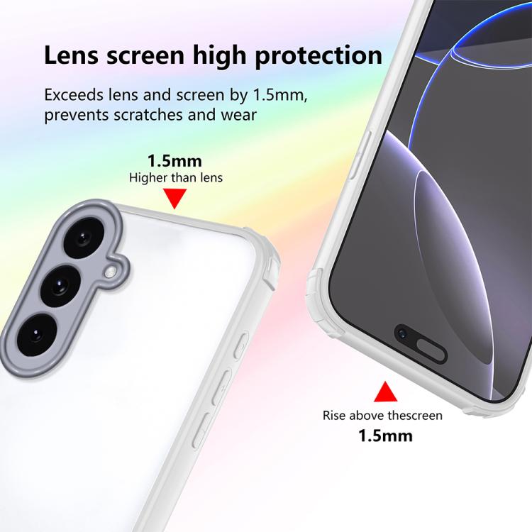 For Samsung Galaxy S25 FE 5G Four Corners Shield Shockproof TPU Hybrid PC Phone Case