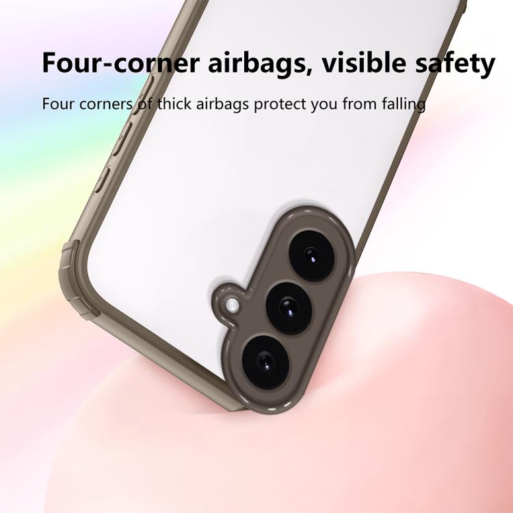 For Samsung Galaxy S25 FE 5G Four Corners Shield Shockproof TPU Hybrid PC Phone Case