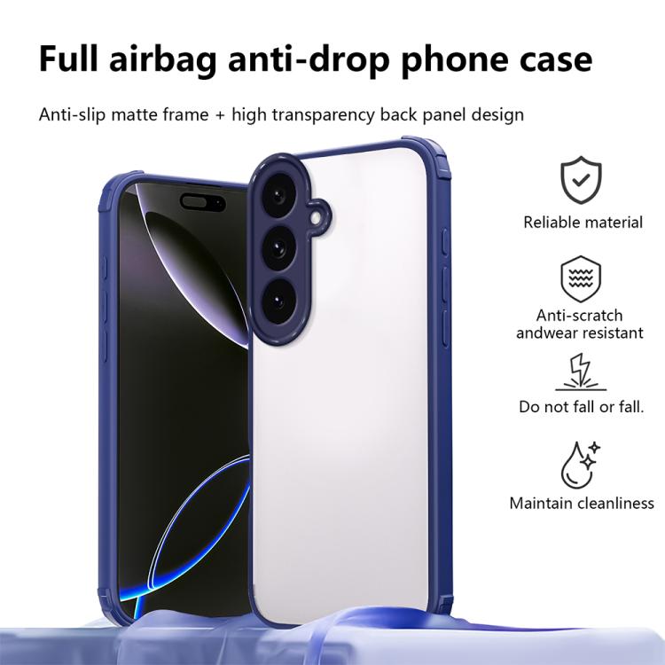 For Samsung Galaxy S25 FE 5G Four Corners Shield Shockproof TPU Hybrid PC Phone Case