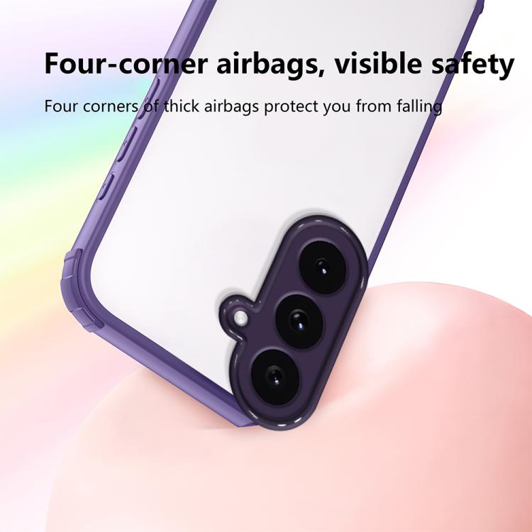 For Samsung Galaxy S25 FE 5G Four Corners Shield Shockproof TPU Hybrid PC Phone Case