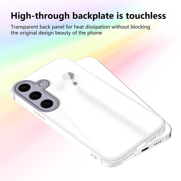For Samsung Galaxy S25+ 5G Four Corners Shield Shockproof TPU Hybrid PC Phone Case
