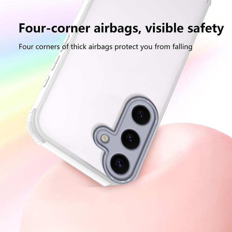 For Samsung Galaxy S25+ 5G Four Corners Shield Shockproof TPU Hybrid PC Phone Case