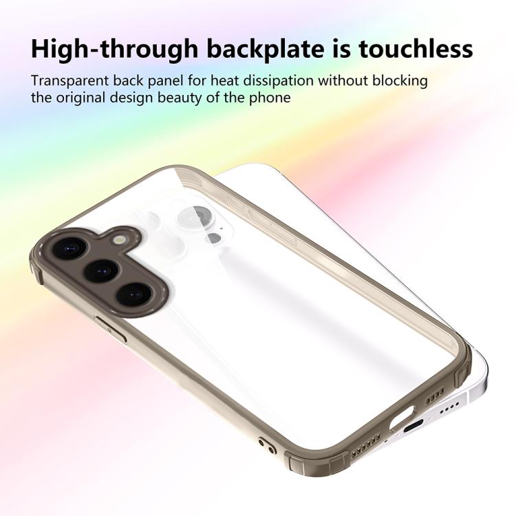 For Samsung Galaxy S25+ 5G Four Corners Shield Shockproof TPU Hybrid PC Phone Case