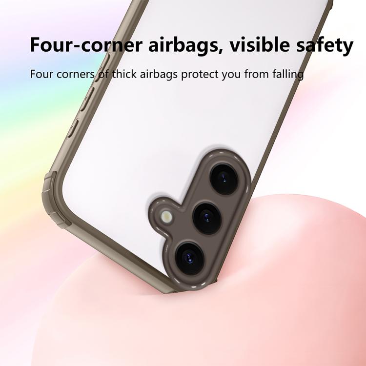 For Samsung Galaxy S25+ 5G Four Corners Shield Shockproof TPU Hybrid PC Phone Case