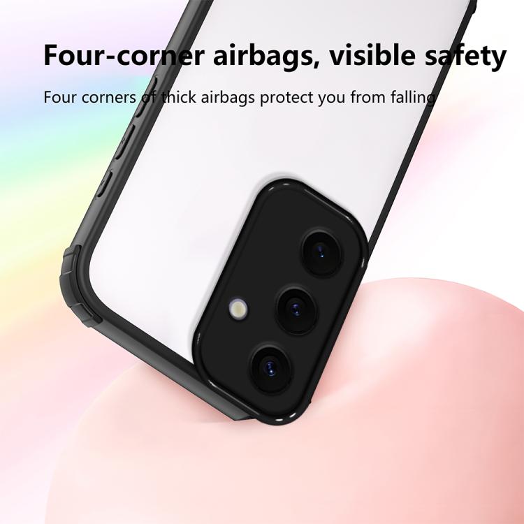 For Samsung Galaxy S24 5G Four Corners Shield Shockproof TPU Hybrid PC Phone Case