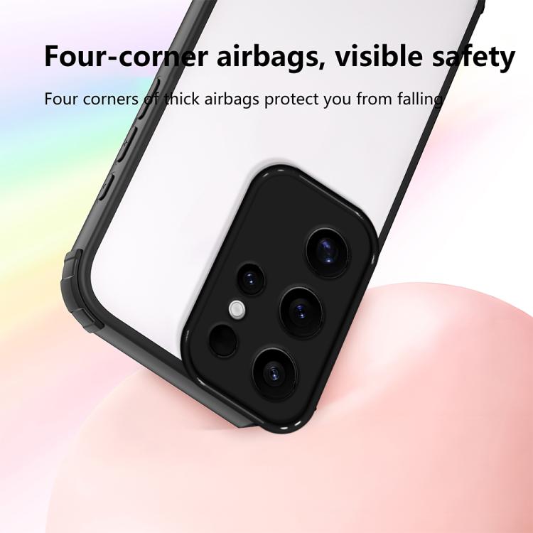 For Samsung Galaxy S24 Ultra 5G Four Corners Shield Shockproof TPU Hybrid PC Phone Case