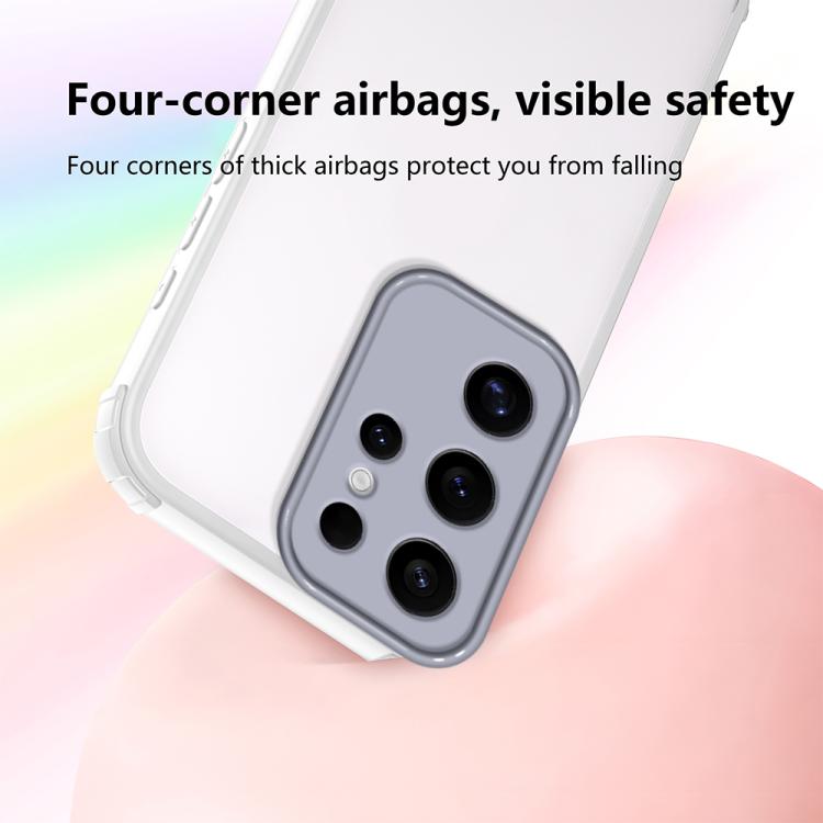 For Samsung Galaxy S24 Ultra 5G Four Corners Shield Shockproof TPU Hybrid PC Phone Case