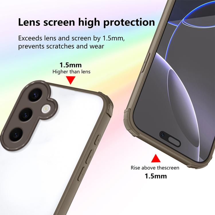 For Samsung Galaxy S24 FE 5G Four Corners Shield Shockproof TPU Hybrid PC Phone Case