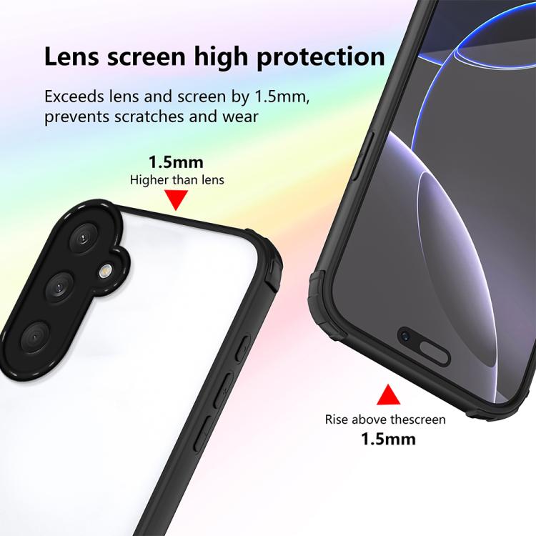 For Samsung Galaxy M55 / M55s 5G Four Corners Shield Shockproof TPU Hybrid PC Phone Case